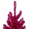 Northlight 9' Unlit Artificial Christmas Tree Metallic Pink Tinsel - 4 of 4