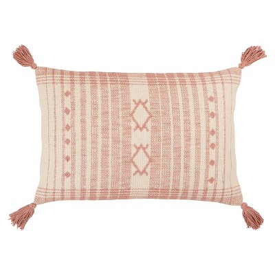 16"x24" Oversized Vibe by Razili Geometric Lumbar Throw Pillow Cover - Jaipur Living