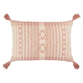 16"x24" Oversized Vibe by Razili Tribal Lumbar Throw Pillow Cover - Jaipur Living