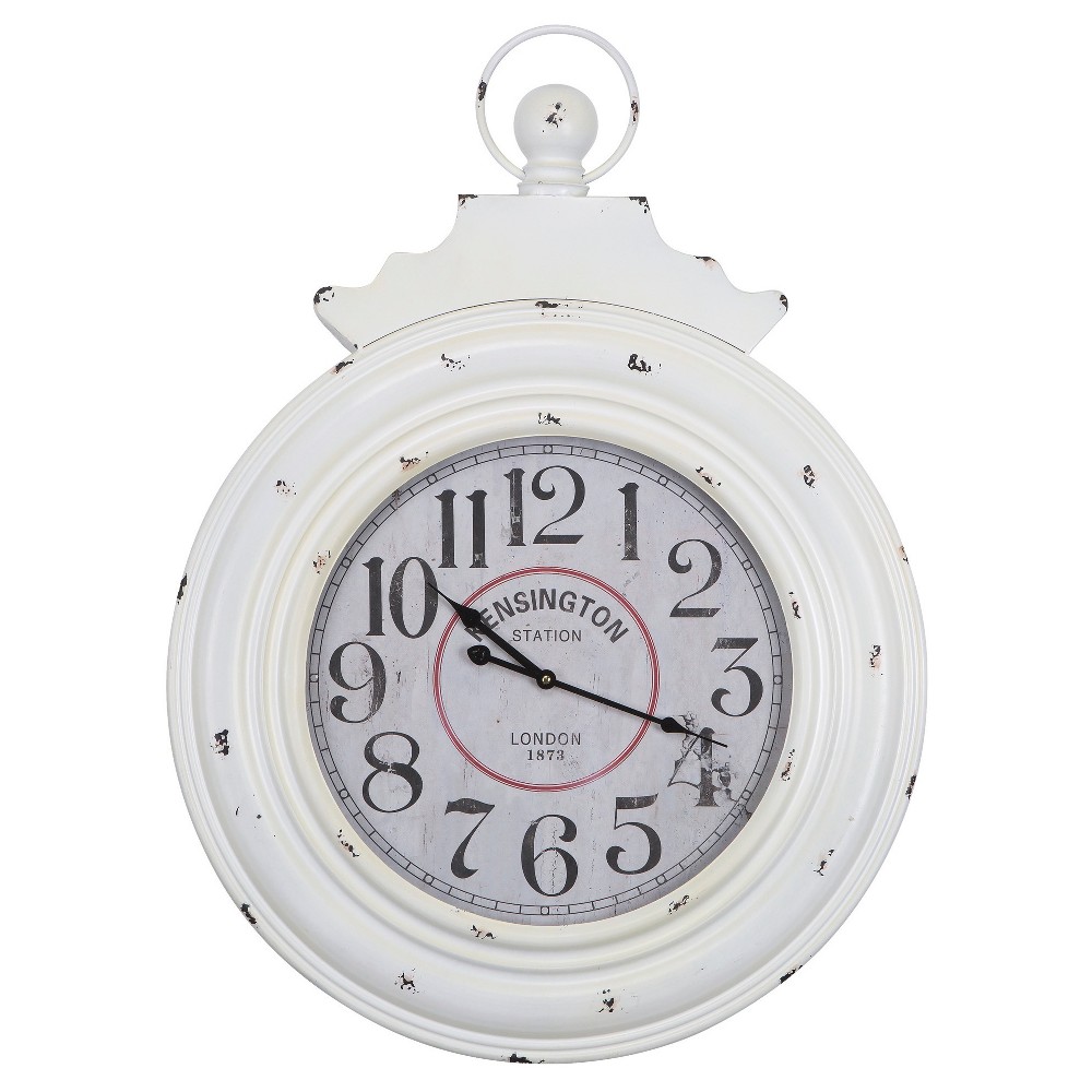 UPC 845805066291 product image for Yosemite 25 Circular Wall Clock with Iron Ring | upcitemdb.com