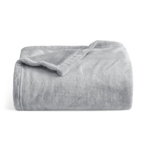 Bedsure | Flannel Blanket Solid 280GSM Soft Fuzzy Plush  Bed Blanket - 1 of 4