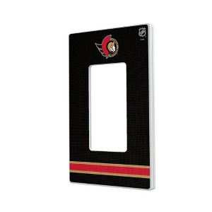 NHL Eastern Conference Teams Stripe Hidden-Screw Light Switch Plate for Single Rocker - 1 of 4