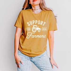 Simply Sage Market Support Your Local Farmers Short Sleeve Tee - 1 of 4