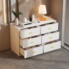 FUFU&GAGA 6 Drawer Dresser Modern Baby Changing Table Dresser - 2 of 4