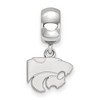 Black Bow Jewelry Sterling Silver Kansas State Wildcats NCAA Bead Charm - 2 of 4