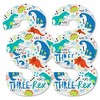 Big Dot of Happiness 3rd Birthday Roar Dinosaur - Three Shaped Decorations DIY Three Rex Dino Third Birthday Party Essentials - Set of 20 - 2 of 4