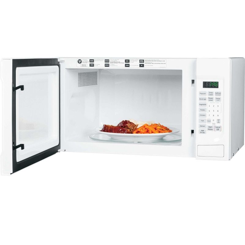 GE JES1460DSWW 1.4 Cu. Ft. White Countertop Microwave Oven, 4 of 7