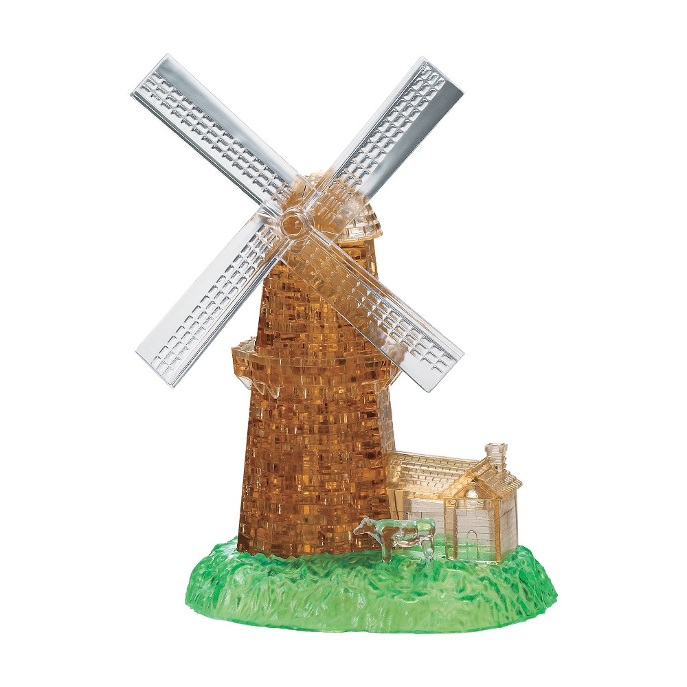 Bepuzzled 3D Crystal Puzzle - Windmill: 64pc