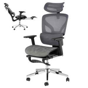 Ergonomic Mesh Office Chair with Footrest,Adjustable Armrests, Dynamic Lumbar Support,High Back Design,Desk Chair for Home Office - 1 of 4