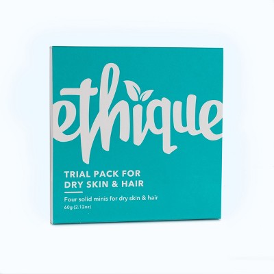 Ethique Hair and Body Bar Trial Pack for Dry Skin & Hair  - 2.12oz
