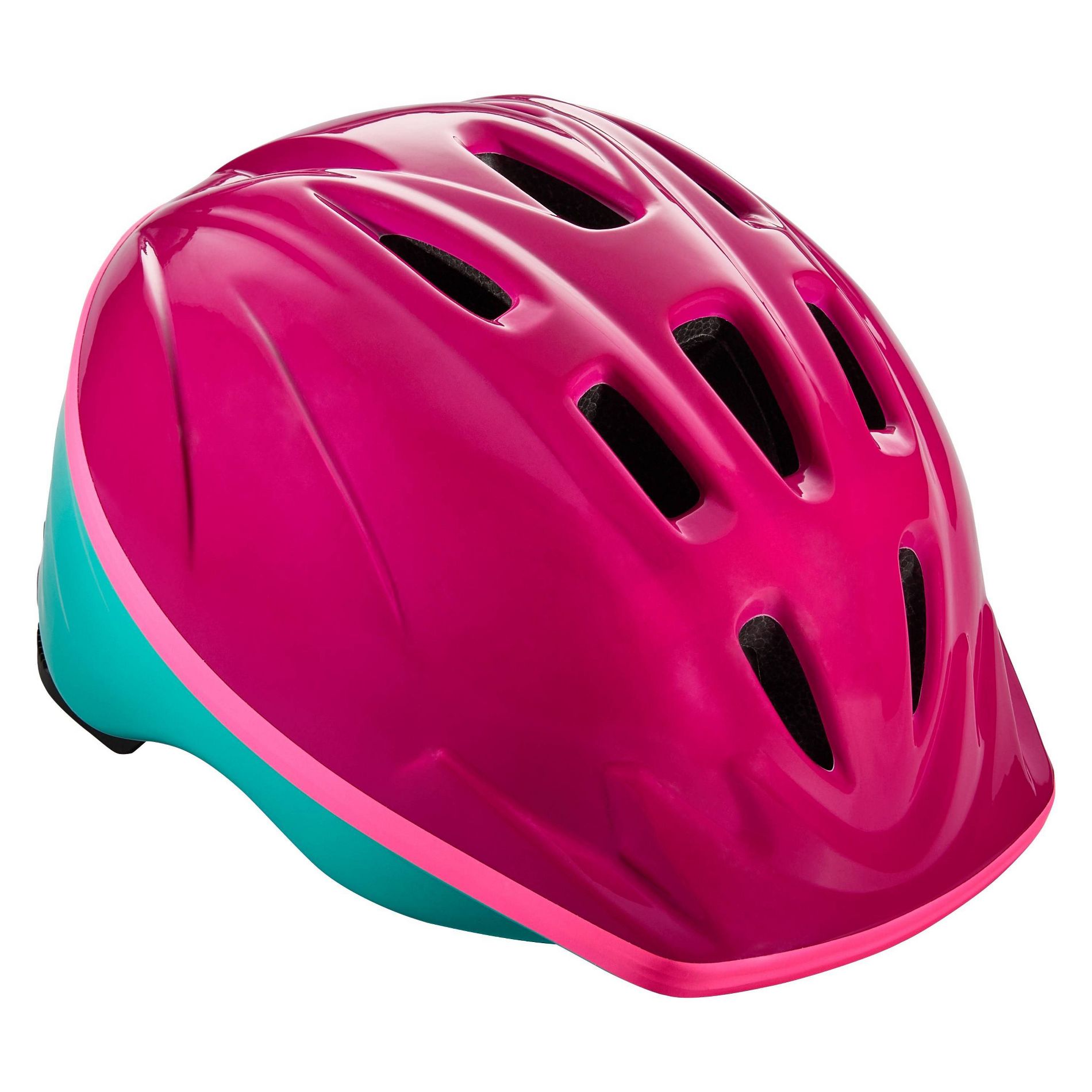 Schwinn Classic Two Tone Cycling Toddler Bike Helmet - Teal Raspberry