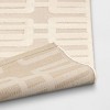 5'x7' High Low Geo Area Rug Ivory - Threshold™ - 4 of 4