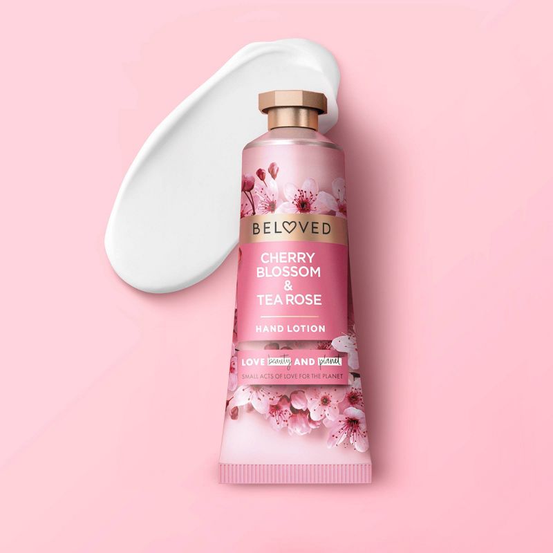 Beloved Cherry Blossom &#38; Tea Rose Hand Cream Lotion - 1oz, 5 of 10