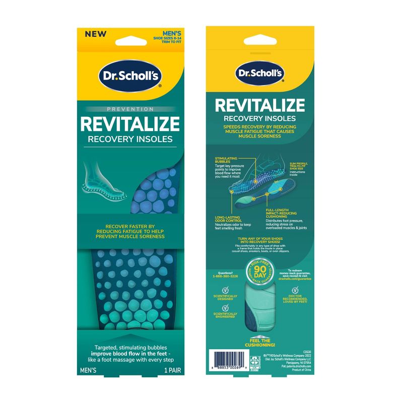 Dr. Scholl&#39;s Revitalize Recovery Insoles - Men - Size (8-14), 3 of 12