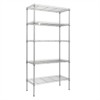 5-Shelf Storage Rack Silver Gray - 4 of 4