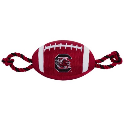 NCAA South Carolina Gamecocks Nylon Football Dog Toy