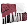 Cumberland University Fan Zone Silky Touch Super Soft Throw Blanket 50x60 - 3 of 4