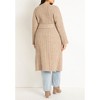 ELOQUII Women's Plus Size Long Belted Cardigan - 4 of 4
