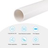 Unique Bargains PVC Water Plumb Crafts Cable Sleeve Rigid Round Pipe 14" - 3 of 4