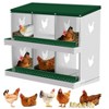 Chicken Nesting Box, Easy Egg Collection, Easy Cleaning, Chicken Laying Boxes for Hens - 4 of 4