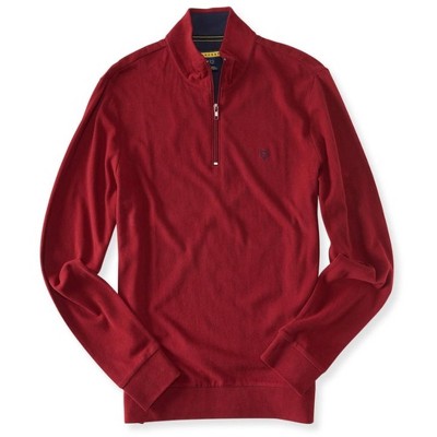 Aeropostale Mens 1/4 Zipped Sweatshirt