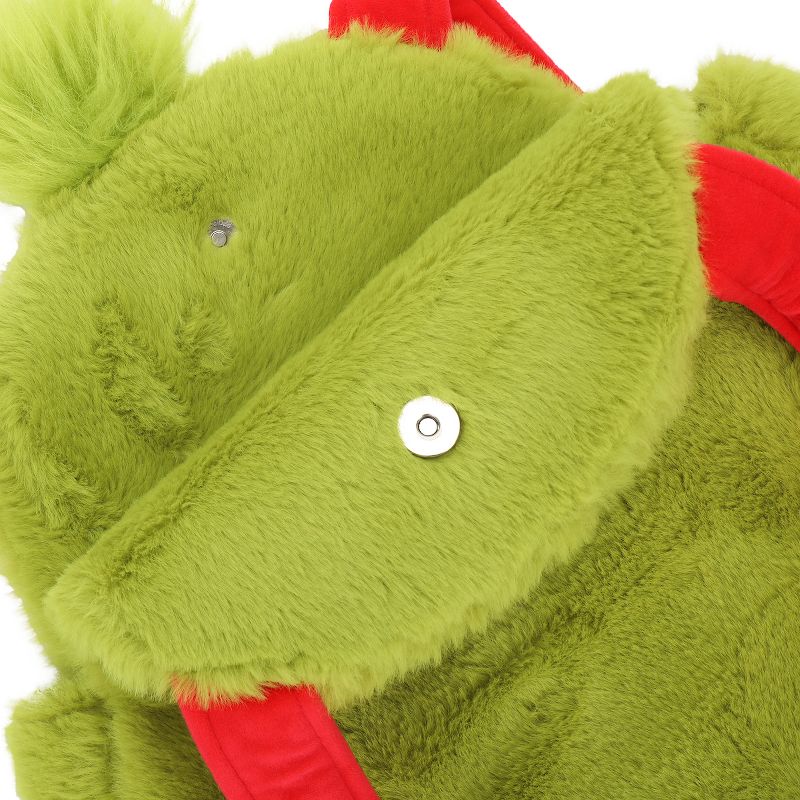 The Grinch 3D Plush Tote Bag With Drop Handle, 3 of 6