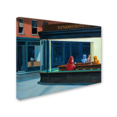 Trademark Fine Art -Eric Joyner 'Robohawks' Canvas Art