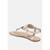 Chitra Pin Buckle Beaded Flat Sandals Women - 3 of 4