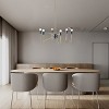 BAOURE 6-Light Gold Metal Modern Chandelier for Kitchen Dining room - 3 of 4