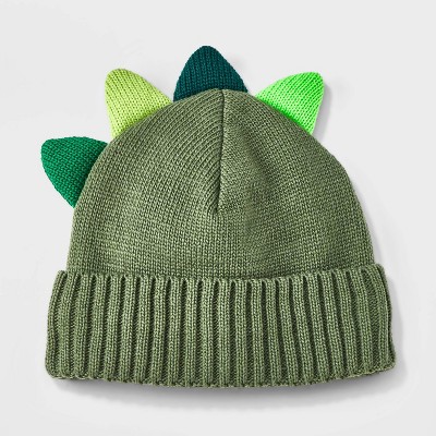 Image of Baby Dinosaur Beanie - Cat & Jack™ Green 12-24M
