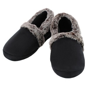 Isotoner Women's Recycled Microsuede A-Line Moccasin Slippers - 1 of 4