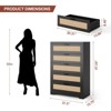 Wood Dresser Chest of Drawers - 2 of 4