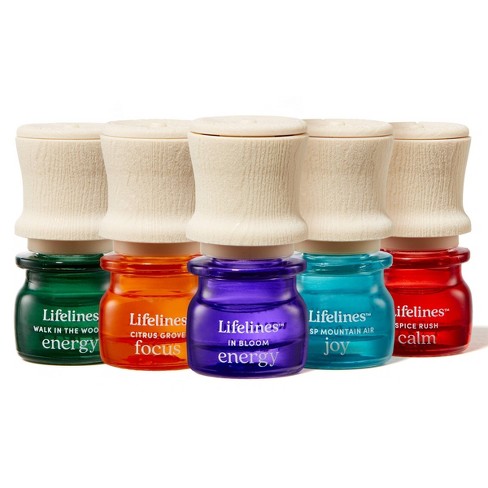 5pk Essential Oil Blend Discovery Set - Lifelines : Target