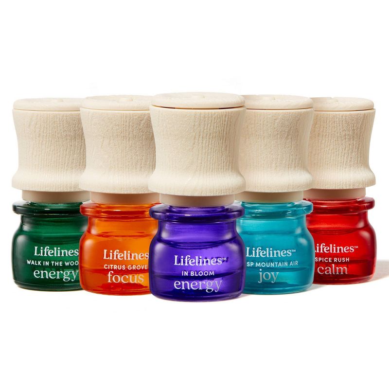5pk Essential Oil Blend Discovery Set - Lifelines, 1 of 16