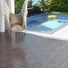 Costway 18/36 PCS Interlocking Deck Tiles Anti-slip Floor Tiles for Poolside All Weather Grey - 4 of 4