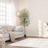 4FT-7FT Faux Olive Tree with Green Leaves and Big Fruits for Indoor and Outdoor - 2 of 4