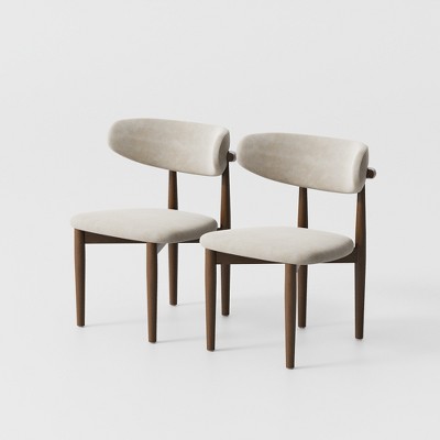 beige & walnut