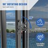 Swimming Pool Fence for Inground Pools, Removable Safety Pool Fencing with Aluminum Legs, Easy DIY Install Pool Fence for Backyard Garden Pool - 4 of 4