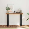 vidaXL Console Table Teak 39.4"x13.8"x29.5" - 2 of 4