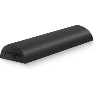 Half Round Foam Roller, PE Massage Roll for Yoga Poses, Stretching, Physical Therapy, Balance & Stability Exercises - 1 of 4