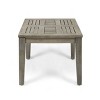 NicBex 20" Square Acacia Wood Outdoor End Table,Transitional Style Patio Side Table,Accent Table for Deck & Garden,Outdoor Furniture - 2 of 4