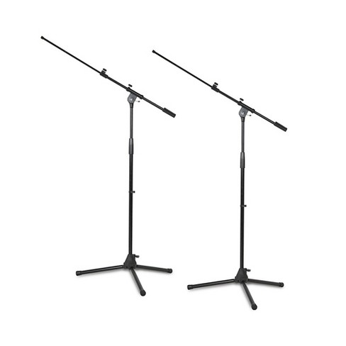 Musician's Gear Tripod Microphone Stand With Telescoping Boom Black 2-Pack - image 1 of 4