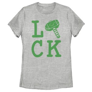 Women's Marvel St. Patrick's Day Thor Luck T-Shirt - 1 of 4