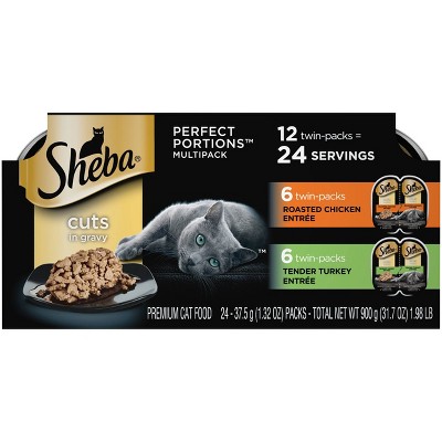 Sheba Perfect Portions (Multipack) - Wet Cat Food - 1.32oz/24ct