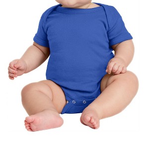 Mafoose Infant Short Sleeve Baby Rib Bodysuit - 1 of 4