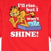 Boys' - Garfield - Rise But Won't Shine Long Sleeve Graphic T-Shirt - 2 of 4