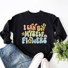 Simply Sage Market Women's Graphic Sweatshirt I Can Buy Myself Flowers Colorful - 3 of 4