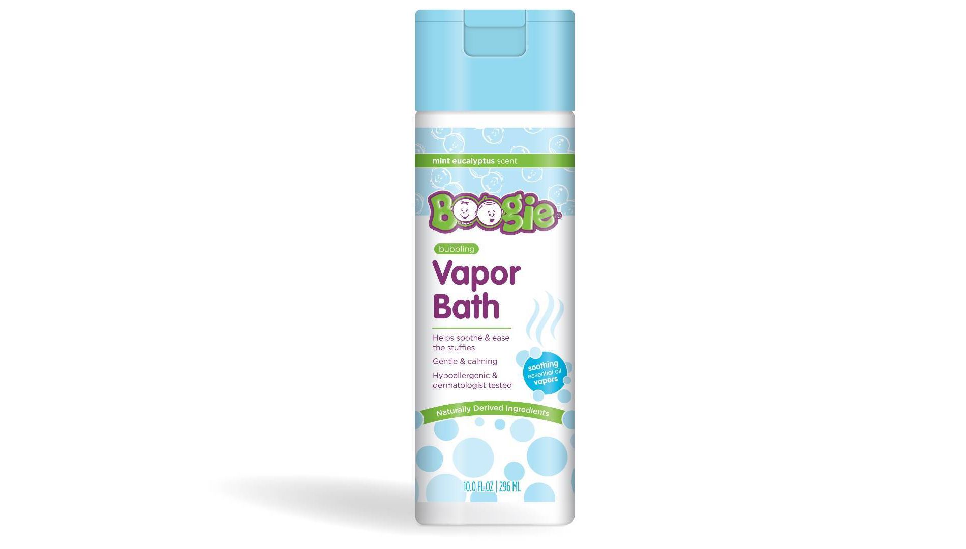 Boogie Vapor Soothing Minty Eucalyptus Bubble Bath - 10 fl oz