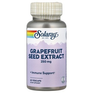 Solaray Grapefruit Seed Extract, 60 VegCaps - 1 of 4