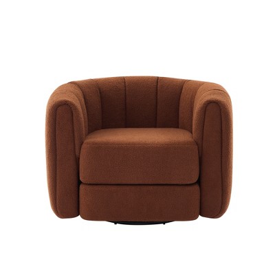 Ridstar Modern Accent Chair and Armchairs with Upholstered For Living Room-Brown